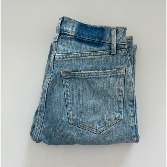 Abercrombie & Fitch high rise wide leg cross waist jeans - Picture 1 of 4